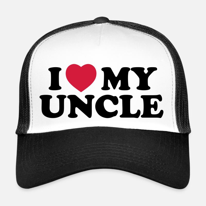 I love my uncle - Trucker Cap - white/black