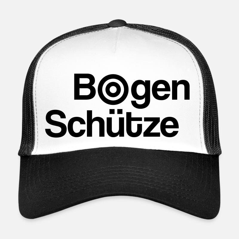 Bogenschütze - Trucker Cap - Weiß/Schwarz