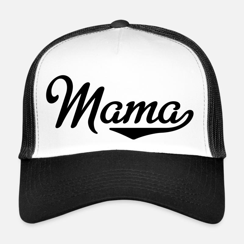 Mama - Trucker Cap - Weiß/Schwarz