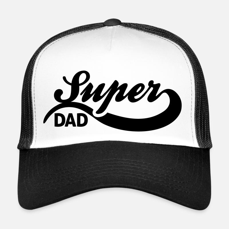 Vater - Trucker Cap - Weiß/Schwarz