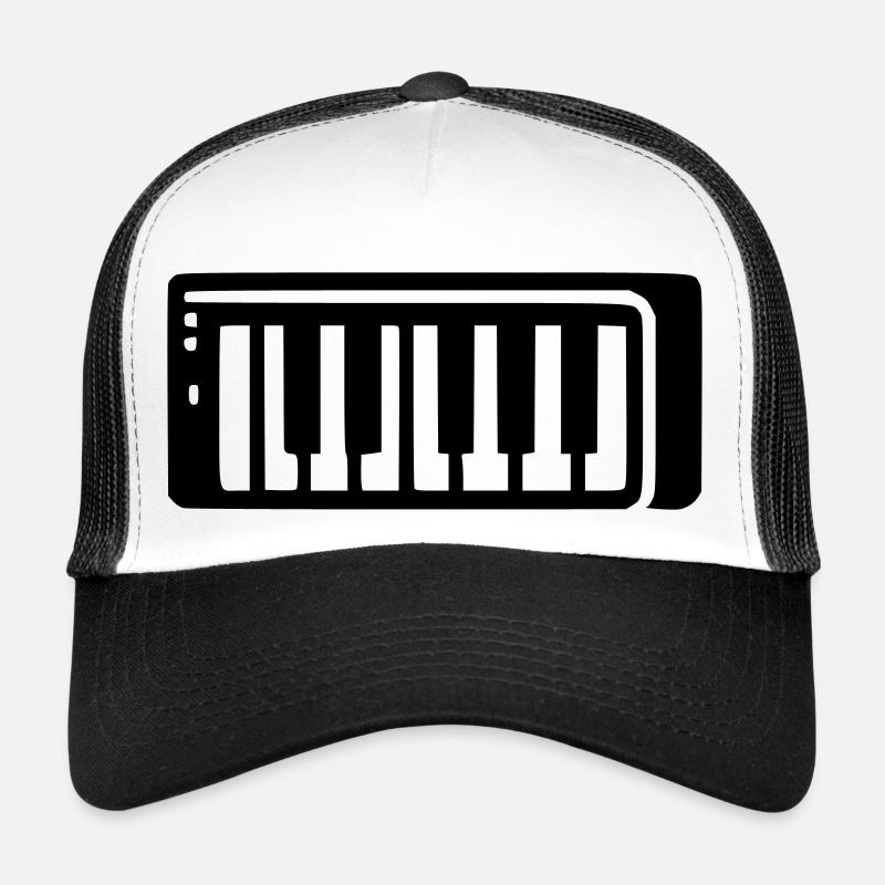 Clavier piano Casquette trucker 