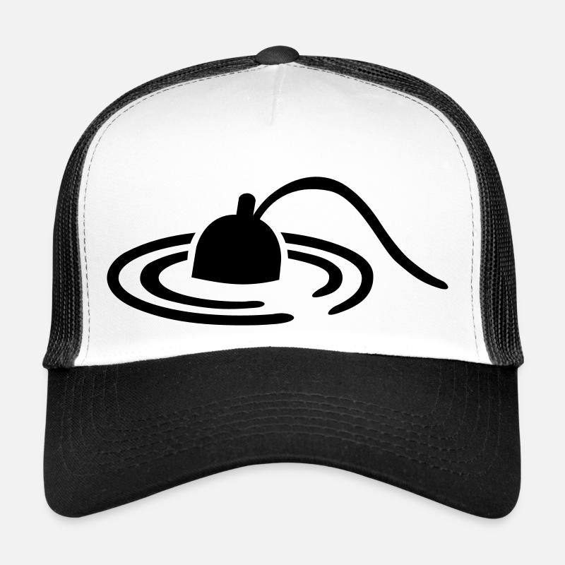 Angeln - Trucker Cap - Weiß/Schwarz