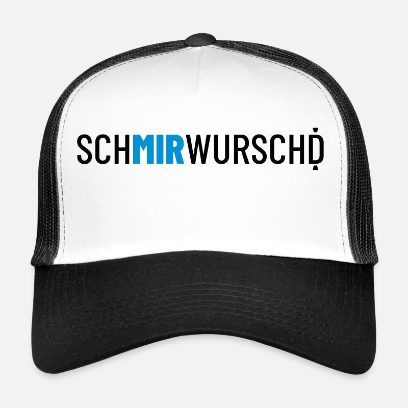 Schmirwurschd (schwarz) Trucker Cap