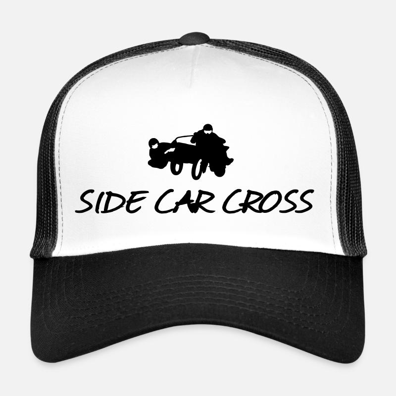 sidecarcross - Trucker Cap - Weiß/Schwarz