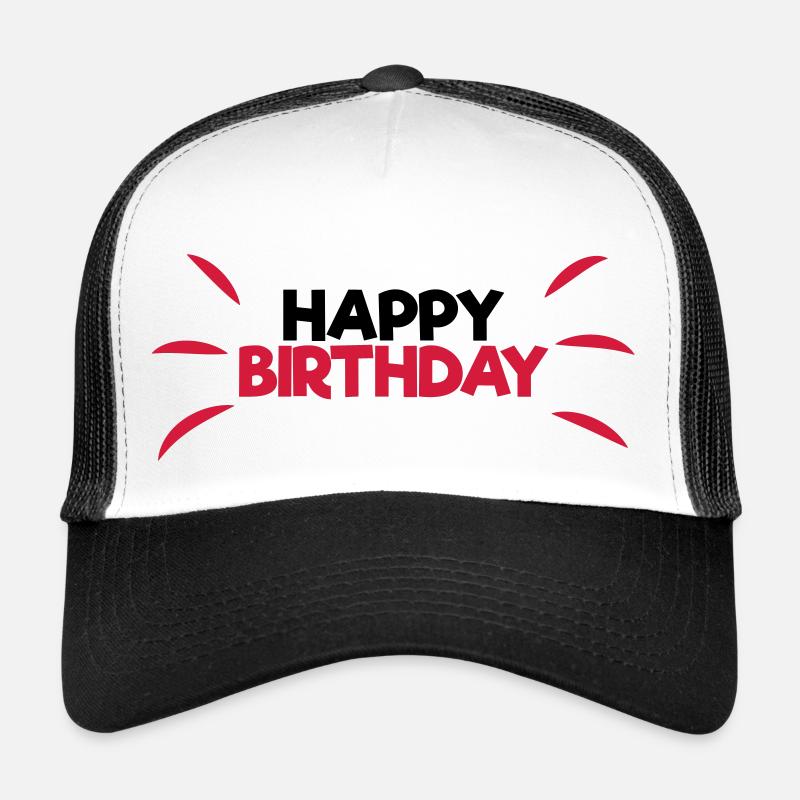 Happy Birthday Trucker Cap