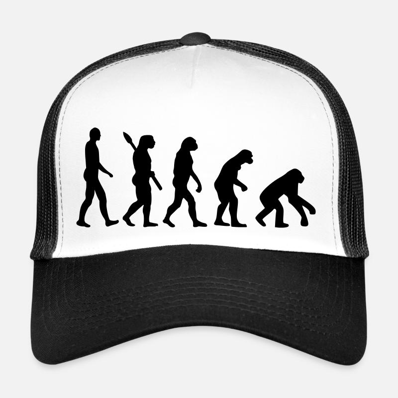 Evolution backwards Trucker Cap