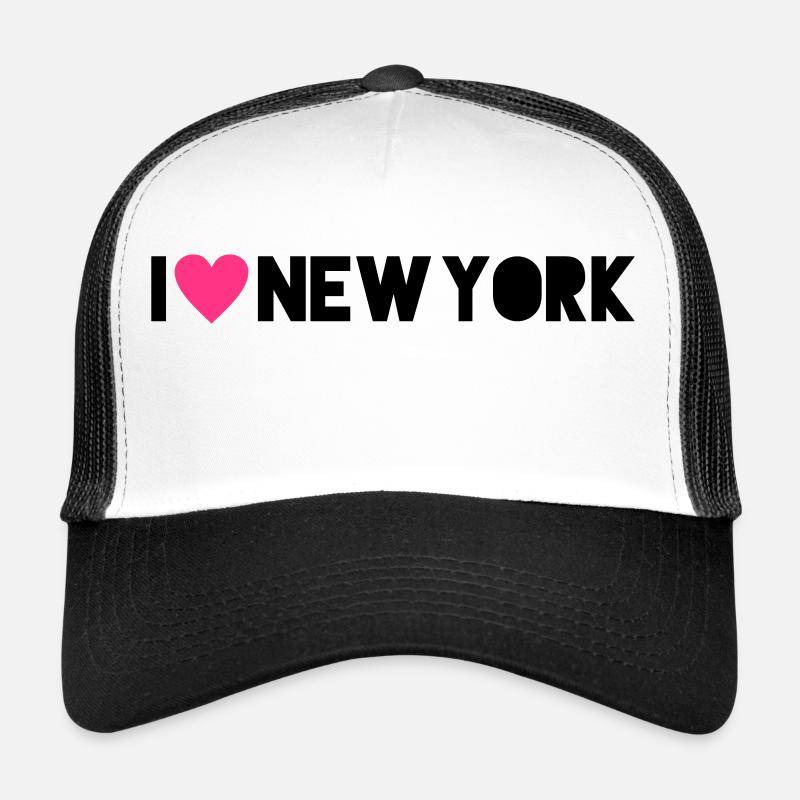 I Love New York - Trucker Cap - Weiß/Schwarz