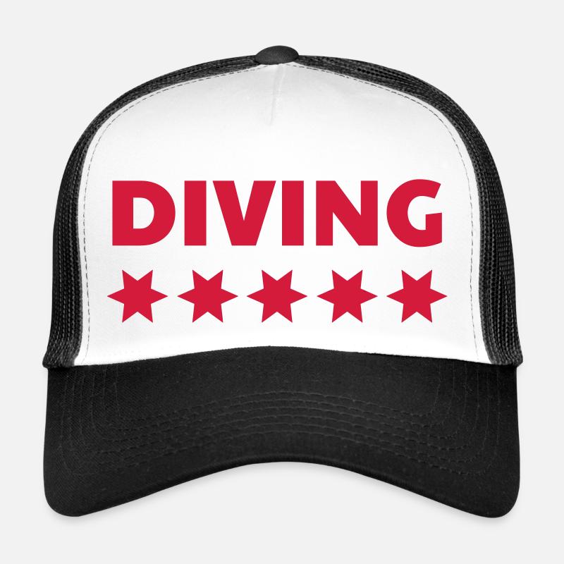 Scuba Diving Diver Plongée Sous-Marine Tauchen Trucker Cap