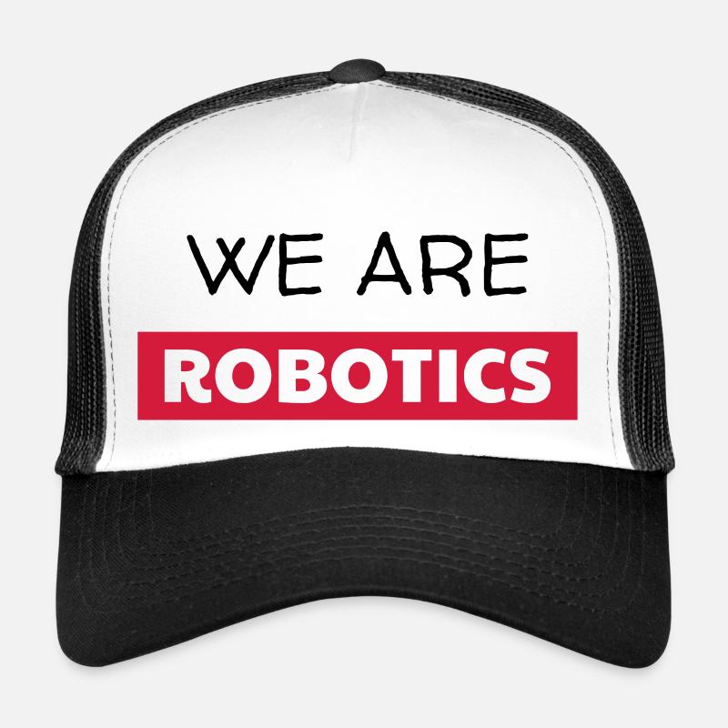Robotik / Roboter / Robot / Robotics - Trucker Cap - Weiß/Schwarz