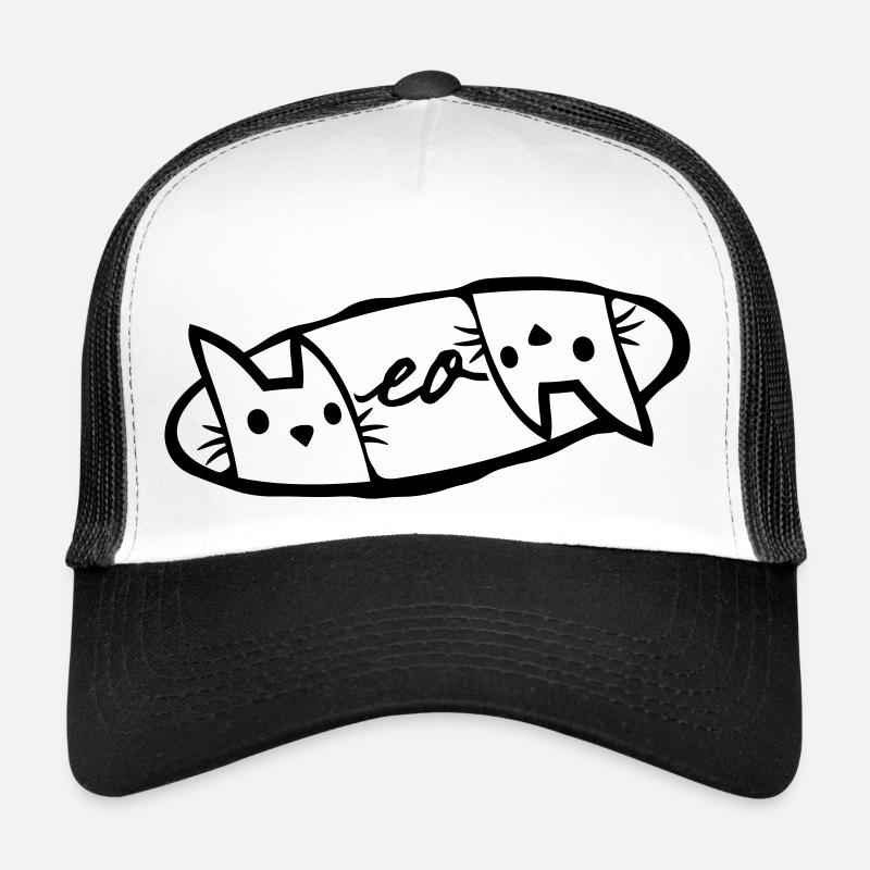 Logo Meow 2 chats Casquette trucker 