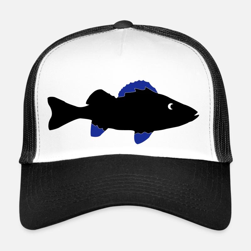 Perch Fish Trucker Cap
