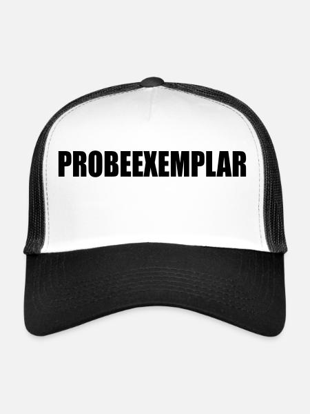 PROBEEXEMPLAR - Trucker Cap - Weiß/Schwarz