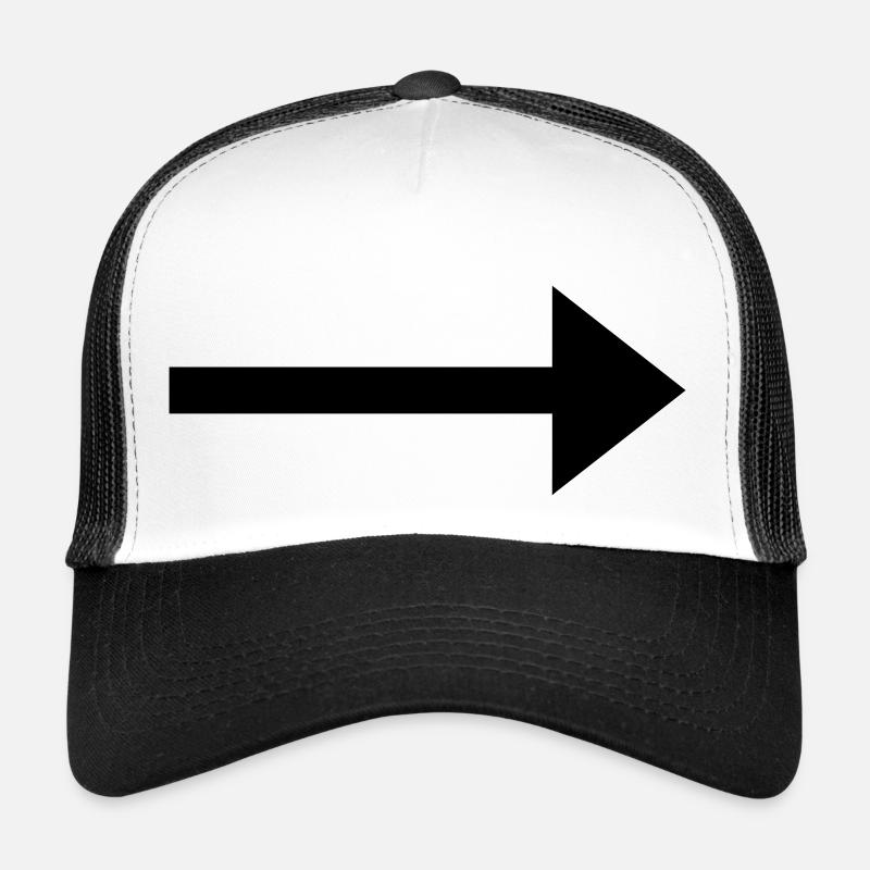arrow pointing Trucker Cap