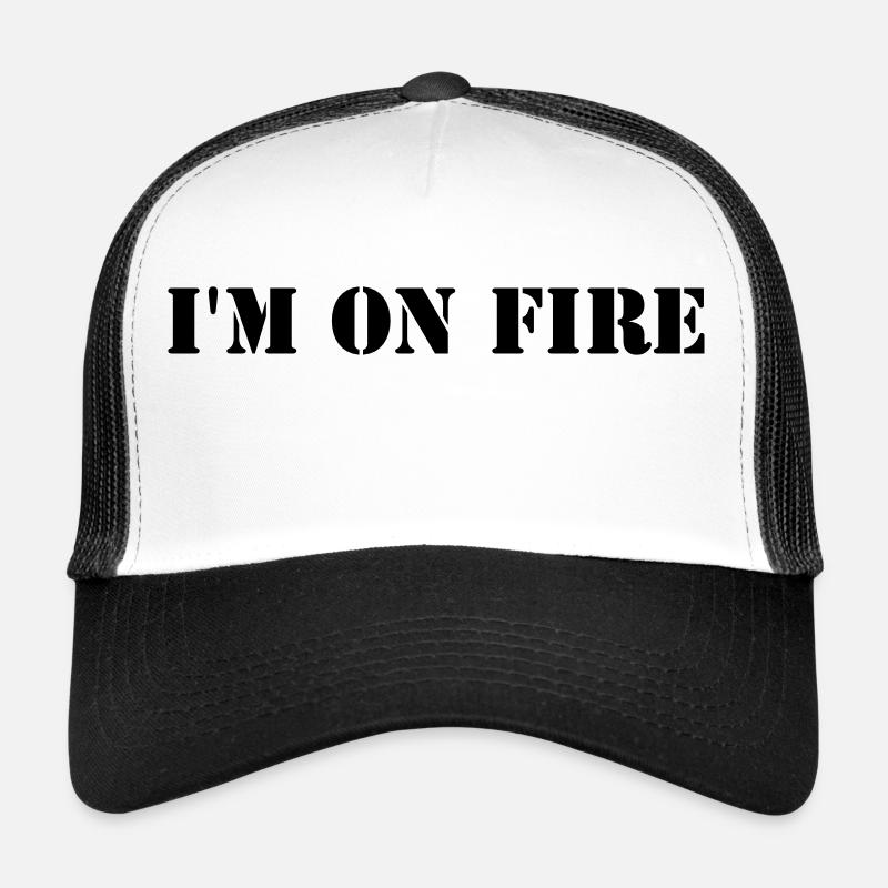 Je suis en feu Casquette trucker 