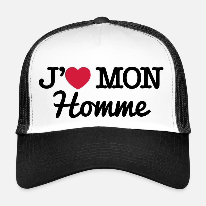 J'aime mon homme Casquette trucker 