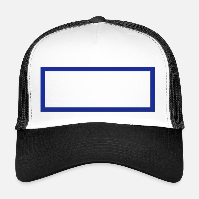 Croquis Rectangle Casquette trucker 