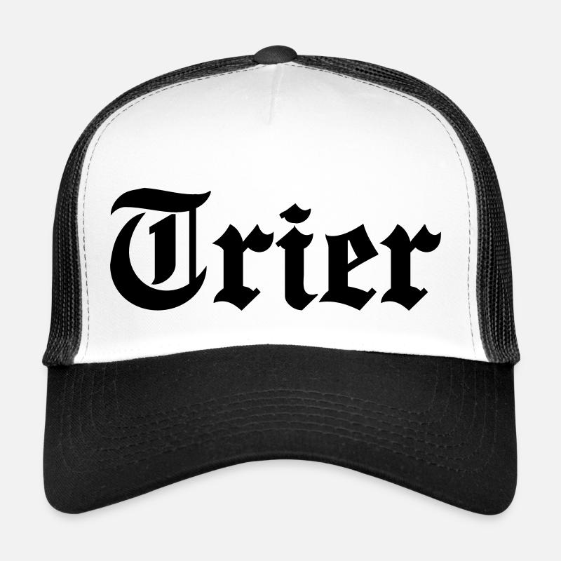 Trier - Trucker Cap - Weiß/Schwarz