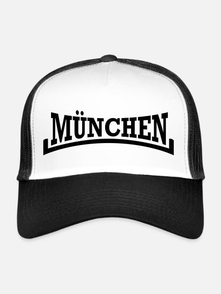 Munich Style - Trucker Cap - white/black
