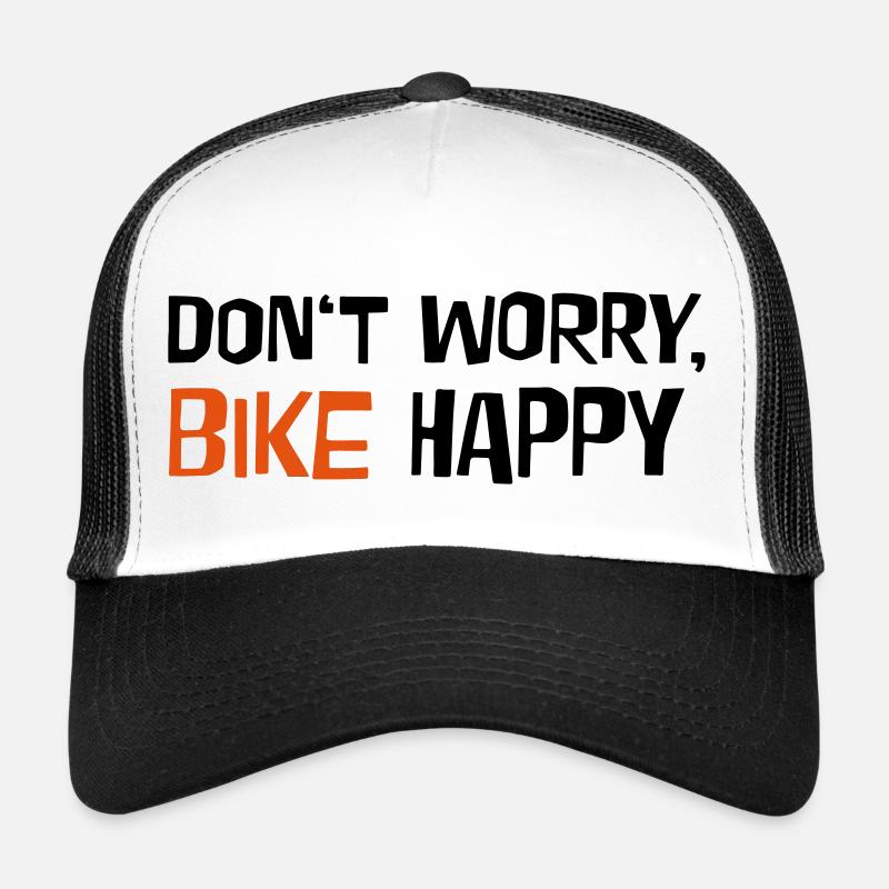 Motorrad - Trucker Cap - Weiß/Schwarz