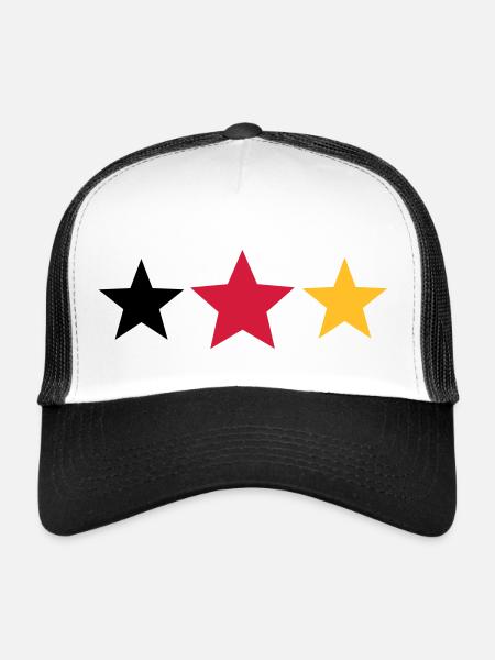 Deutschland - Trucker Cap - Weiß/Schwarz
