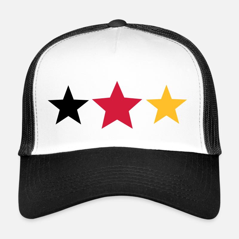 Deutschland - Trucker Cap - Weiß/Schwarz