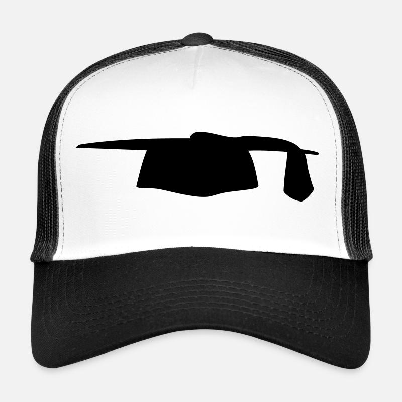 Doktorhut - Trucker Cap - Weiß/Schwarz