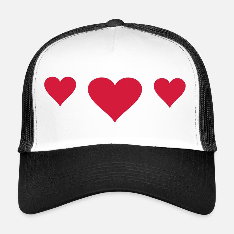 3 COEURS Casquette trucker 
