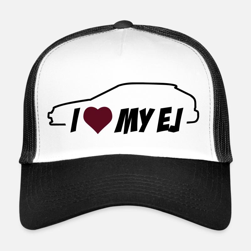I love my Honda Civic EJ9 - Trucker Cap - Weiß/Schwarz