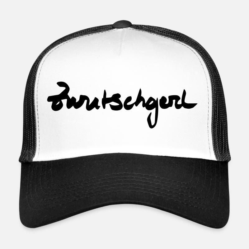 Zwutschgerl - Trucker Cap - Weiß/Schwarz