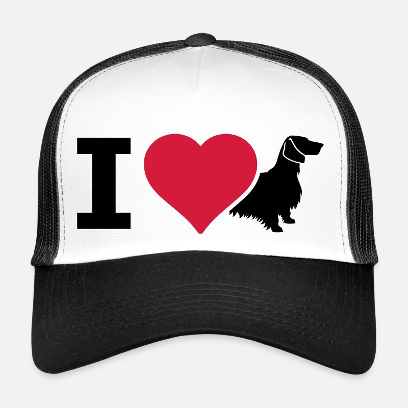 IL Dackel Langhaardackel Trucker Cap