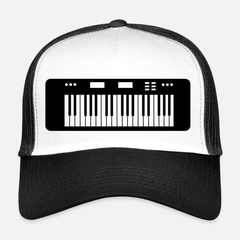 keyboard - Trucker Cap - Weiß/Schwarz