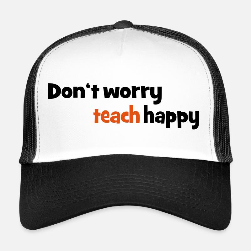 Lehrer - Trucker Cap - Weiß/Schwarz