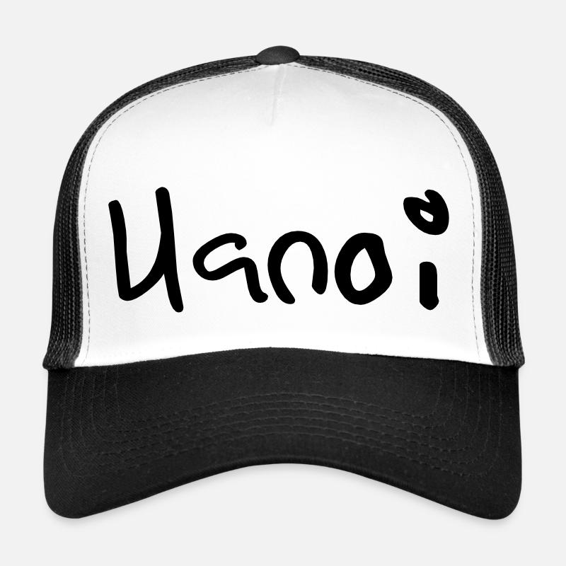 hanoi - Trucker Cap - Weiß/Schwarz