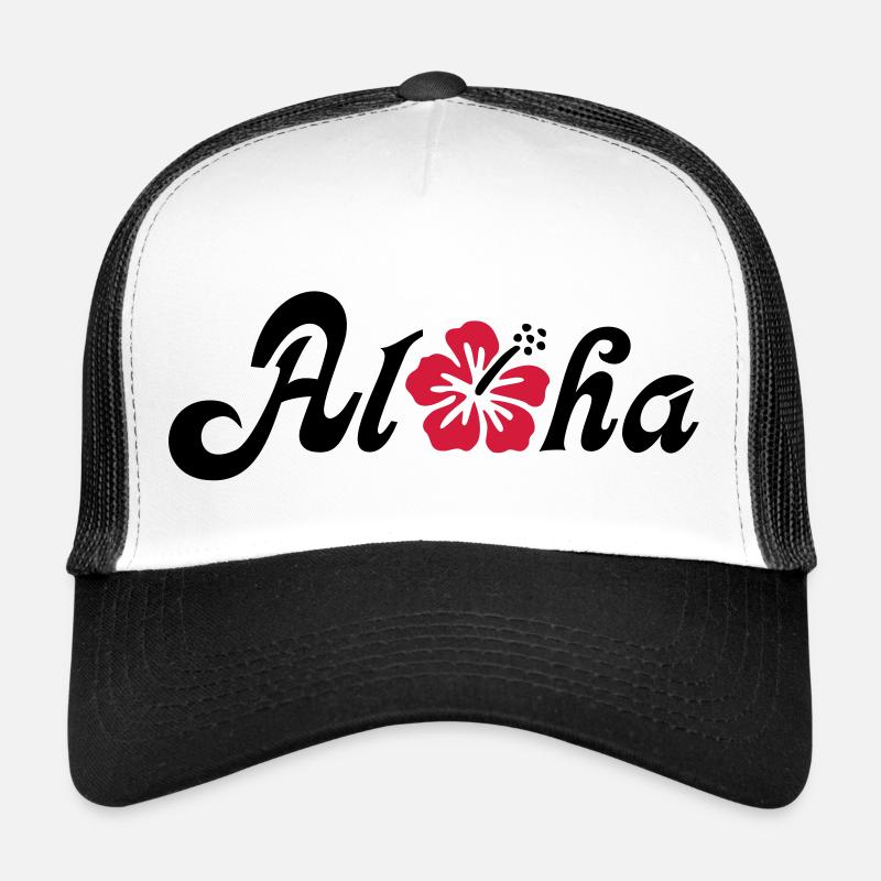 Aloha fleur d'hibiscus Casquette trucker 