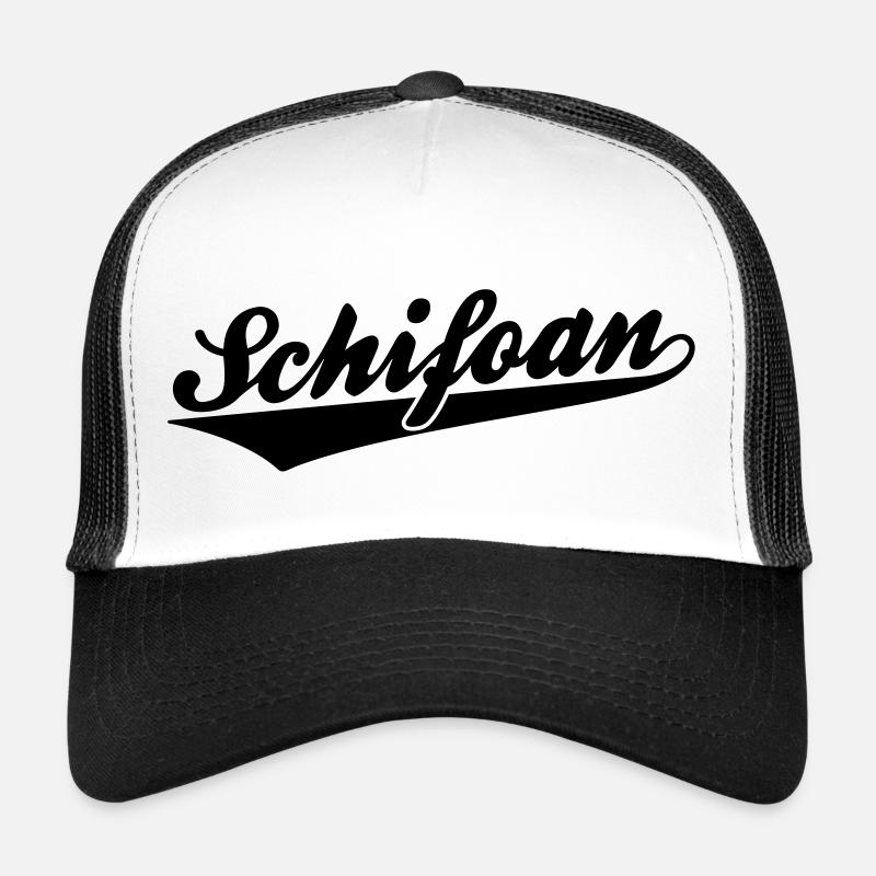 Schifoan - Casquette trucker  - blanc/noir