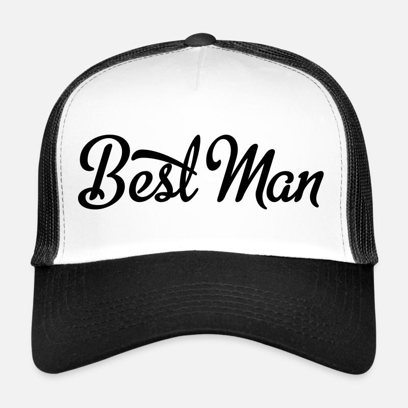 best man Trucker Cap