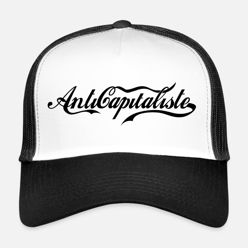 Antikapitalismus - Trucker Cap - Weiß/Schwarz