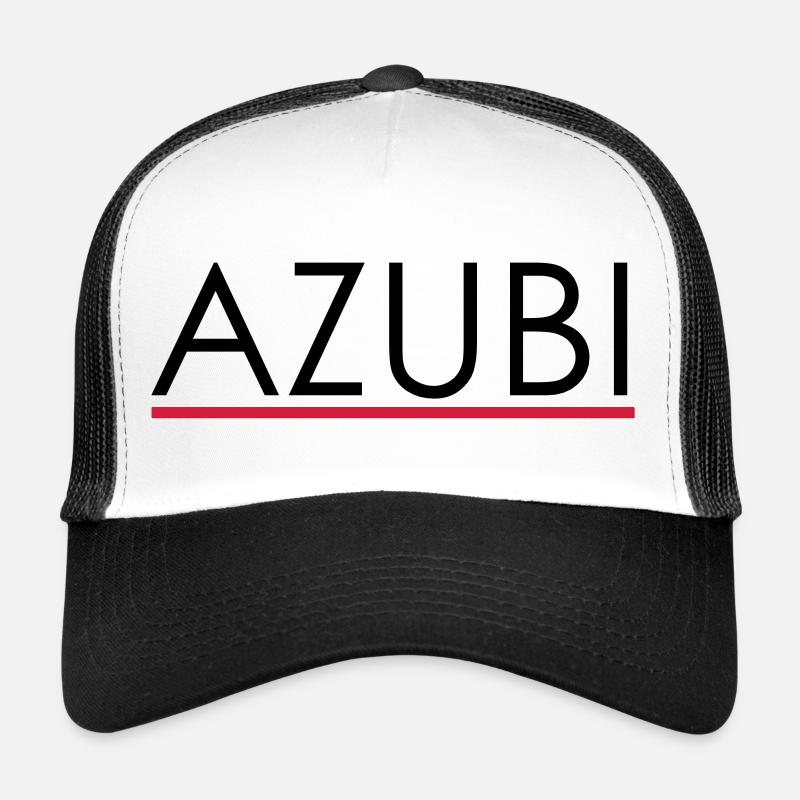 Azubi - Trucker Cap - Weiß/Schwarz