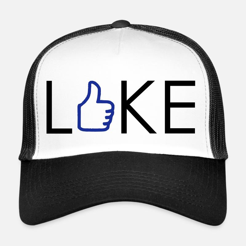 J'aime - J'aime - pouces vers le haut Casquette trucker 