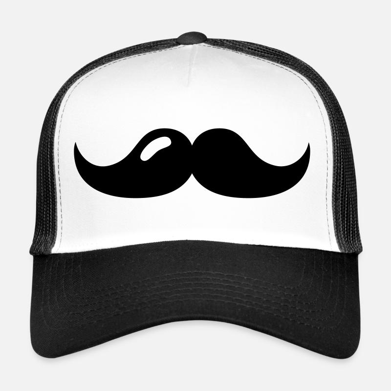 Mustache Casquette trucker 