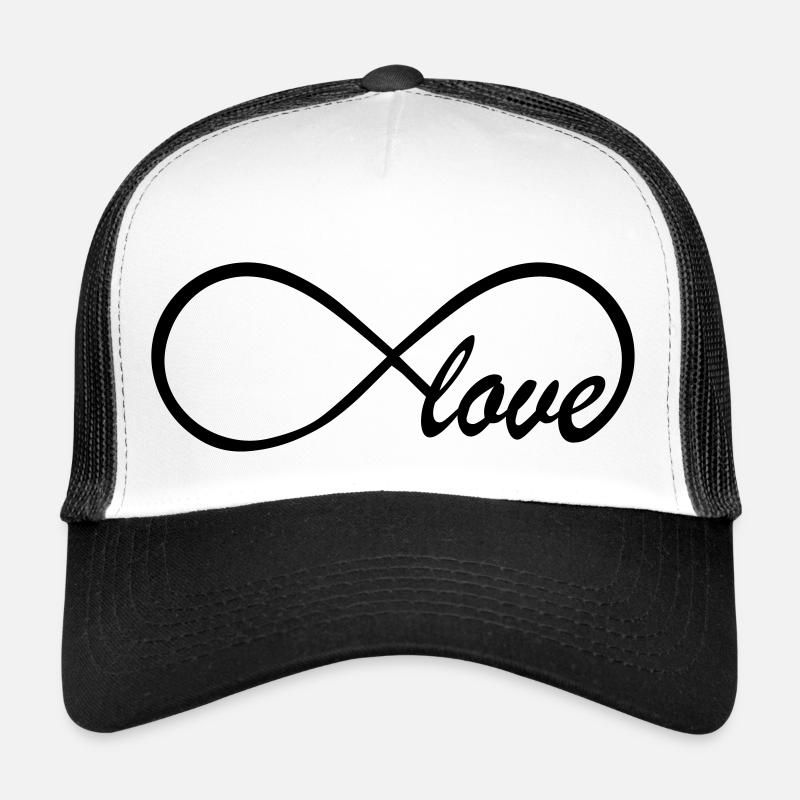 Love Infinity Swag - Trucker Cap - Weiß/Schwarz