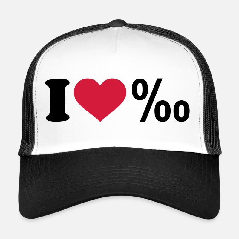 I love Alcool Casquette trucker 