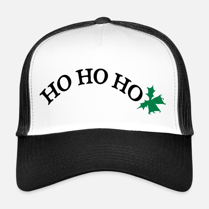 HO HO HO X-MAS bell Trucker Cap