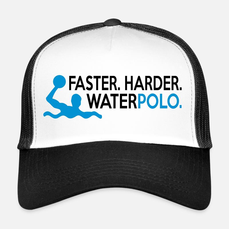 water polo - Trucker Cap - Weiß/Schwarz