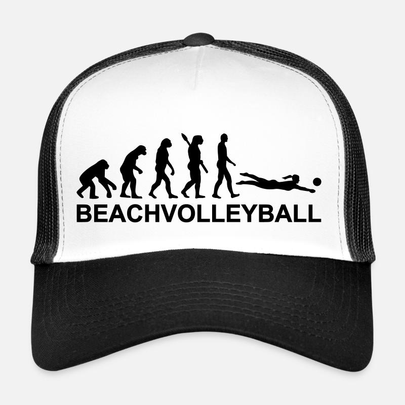 Evolution Beachvolleyball - Trucker Cap - Weiß/Schwarz