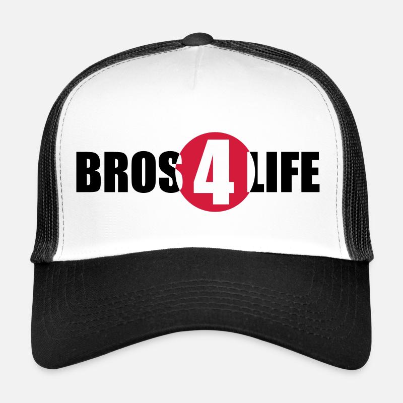 Bros 4 Life Logo Design Casquette trucker 