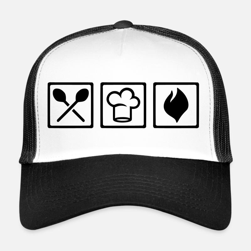 Koch - Trucker Cap - Weiß/Schwarz
