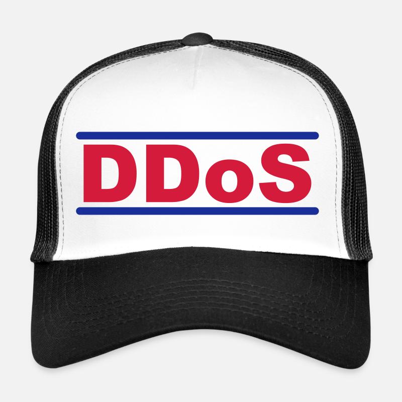 DDoS - Trucker Cap - white/black