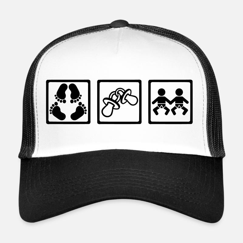 Jumeaux Casquette trucker 