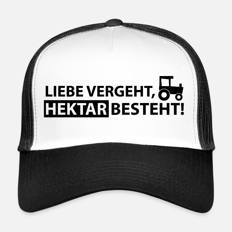 liebe vergeht, hektar besteht Trucker Cap